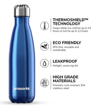 Load image into Gallery viewer, Proworks Water Bottle, Pink Metal Water Bottle Great for Work, Gym, Travel