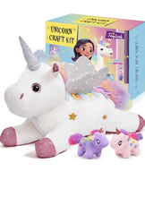 Load image into Gallery viewer, Unicorn Gift for Girls Stuffed Mommy Unicorn with 2 Baby Unicorns in Her Tummy