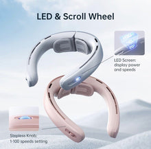 Load image into Gallery viewer, Neck Fan Pro,100 Speeds Bladeless Fan,LED Display, Rechargeable USB- Pink