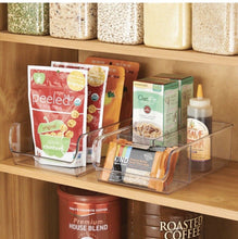 Load image into Gallery viewer, Storage Boxes for The Kitchen, Canned and Packaged Food Organiser Bins Set of 2