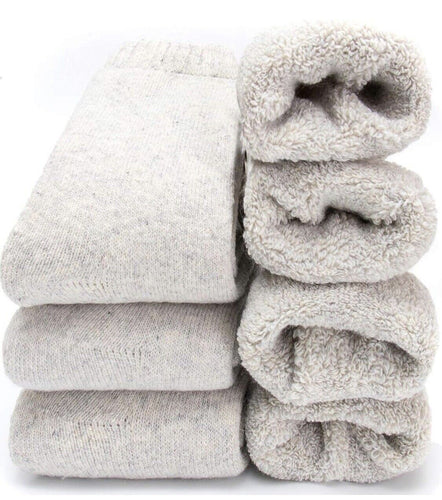 Merino Wool Socks For Men,Think Winter Warm Soft Thermal Breathable ￼Casual Crew