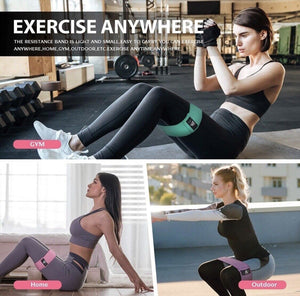 Resistance Band - Loop Hip Band for Women & Men for Hip Legs Stretching Workout