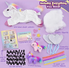Load image into Gallery viewer, Unicorn Gift for Girls Stuffed Mommy Unicorn with 2 Baby Unicorns in Her Tummy