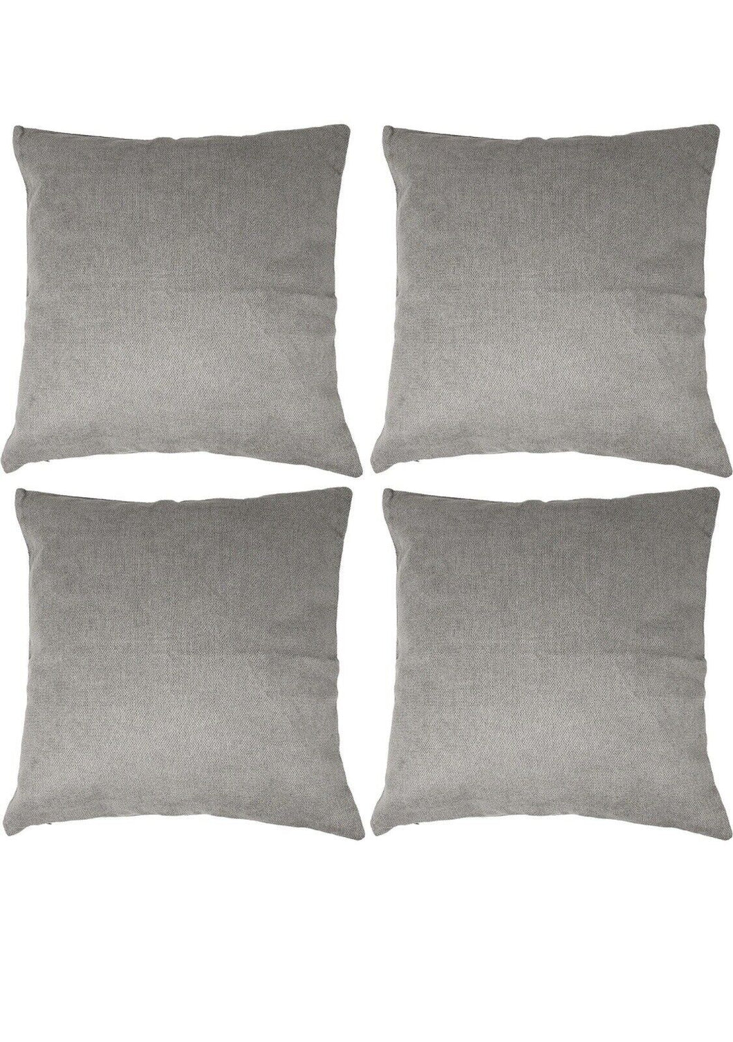 4-Pack Decorative Throw Pillow Cover 18x18 Inch-Grey