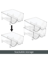 Load image into Gallery viewer, Practical Bottle Holder for The Refrigerator - Stackable Wine Rack for 2 Bottles