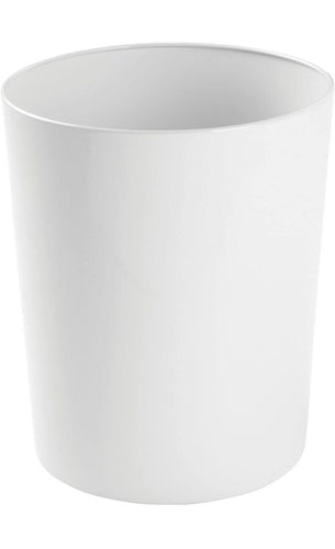 Bedroom Bin & Rubbish Bin for Bedroom Bathrooms Home and Offices Small Bin White