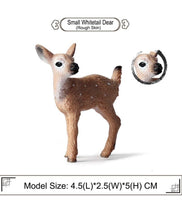 Load image into Gallery viewer, Animal Figures-6pcs Realistic White Tailed Deer Figurines Plastic Forest  Animal