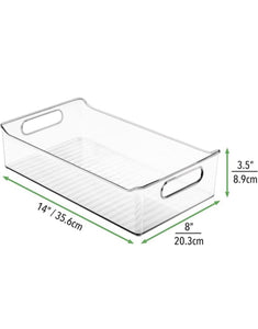 Kitchen Storage Box – Stackable Food Storage Box for The Kitchen Set Of 2