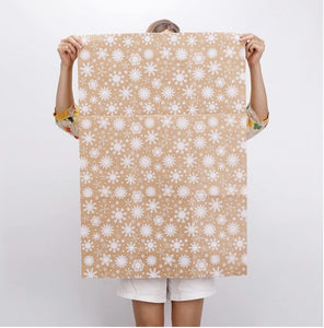 Christmas Wrapping Paper 5 x XL Folded Sheets, Recyclable Gift Wrap 87cm x 60cm