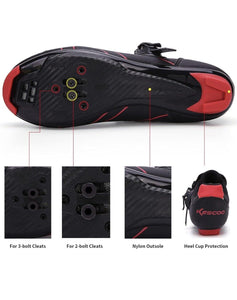 Men Cycling Shoes Compatible with Peloton Bike Indoor Outdoor Road Bike Riding