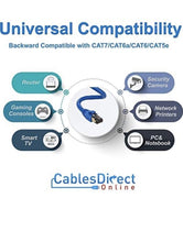 Load image into Gallery viewer, Cables Direct Online 1.5M Black Cat8 SFTP Ethernet Patch Cable 40Gbps 2000Mhz