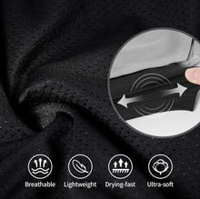 Load image into Gallery viewer, Mens 2in1 Running Shorts Silver Training Workout Gym Shorts With Zipper Pockets