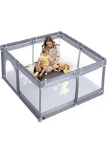 Load image into Gallery viewer, Baby Playpens Sturdy Safety Infant Activity Center (127cmX127cm), Dark Gray