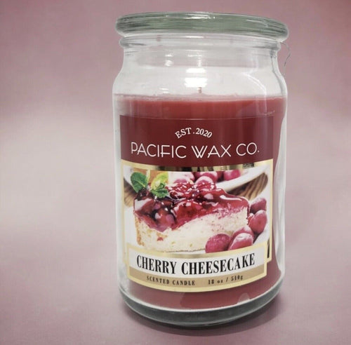 Aromatic Jar Candle,Scented Perfume,95 Hours Burn Time (Cherry Cheesecake)