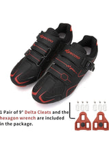 Load image into Gallery viewer, Men Cycling Shoes Compatible with Peloton Bike Indoor Outdoor Road Bike Riding