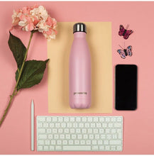 Load image into Gallery viewer, Proworks Water Bottle, Pink Metal Water Bottle Great for Work, Gym, Travel