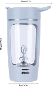Electric Shaker Bottle, 500ml Shaker Bottles For Protein Mixes, USB-Rechargeable