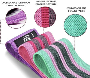 Resistance Band - Loop Hip Band for Women & Men for Hip Legs Stretching Workout