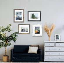 Load image into Gallery viewer, A4 Photo Frames Set of 6 Glass Window,Tabletop or Wall Mount,Distressed White