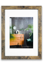 Load image into Gallery viewer, A4 Photo Frames Set of 6 Glass Window,Tabletop or Wall Mount,Distressed White