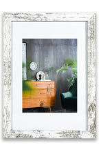 Load image into Gallery viewer, A4 Photo Frames Set of 6 Glass Window,Tabletop or Wall Mount,Distressed White