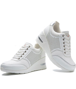 Womans Fashion High Heel Trainers, Woman Sneakers,Women Fashion Shoes