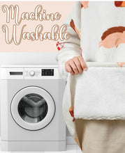 Load image into Gallery viewer, Hedgehog Wearable Blanket Hoodie – Oversized Flannel Hooded Blanket 170x122 cm, Cozy Hoodie Blanket for Women, Hedgehog Lovers Gift, Warm Oversized Blanket Hoodie with Pockets