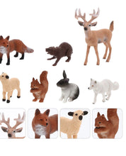 Load image into Gallery viewer, 10 Pcs Forest  Animal Figures, Realistic Animal Model Toys 