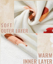 Load image into Gallery viewer, Hedgehog Wearable Blanket Hoodie – Oversized Flannel Hooded Blanket 170x122 cm, Cozy Hoodie Blanket for Women, Hedgehog Lovers Gift, Warm Oversized Blanket Hoodie with Pockets